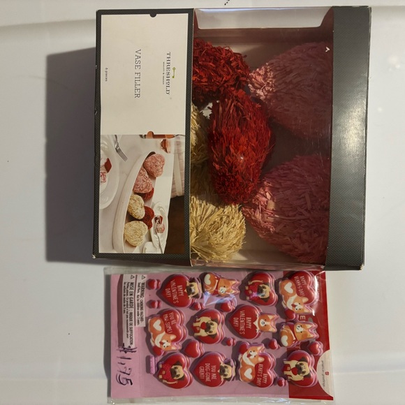 Threshold Other - Threshold Decorative Vase Filler with Red and Gold Accents and more!